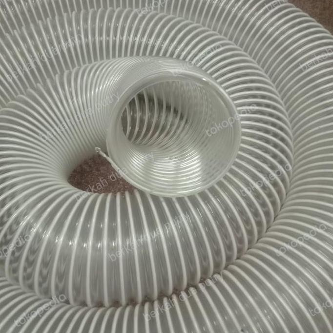 PU ducting hose 6"inch selang flexible vacum pelastik flex meteran