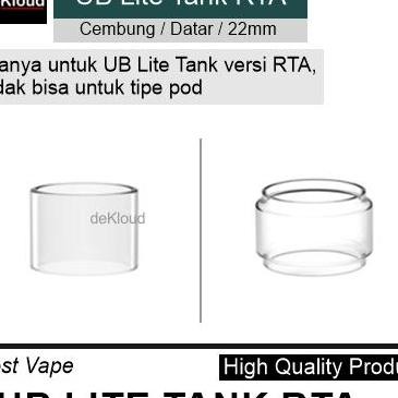 Ub Lite Tank Rtax Replacement Glass Kaca Pengganti Tabung Gelas Tank