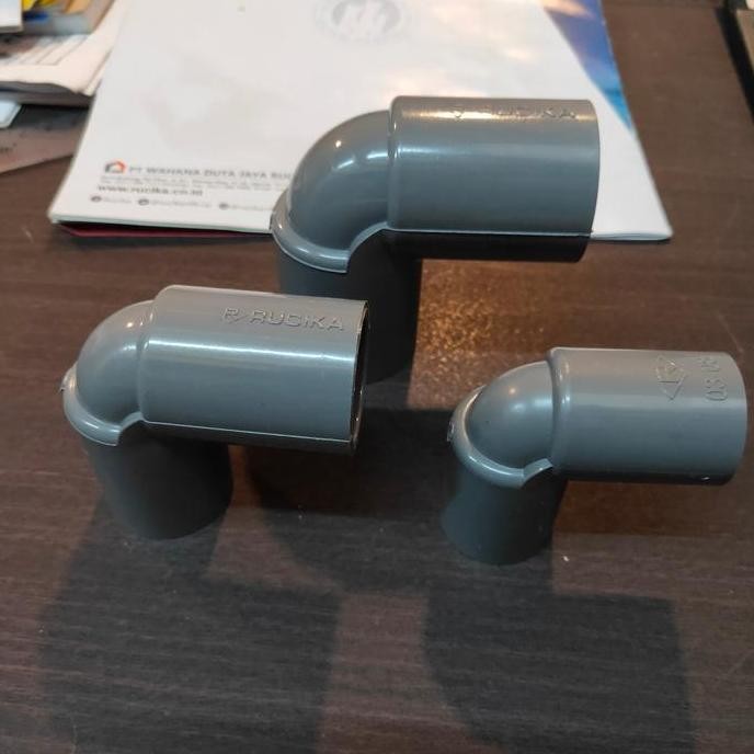 Elbow Aw Pvc Rucika 4' Inch Baru
