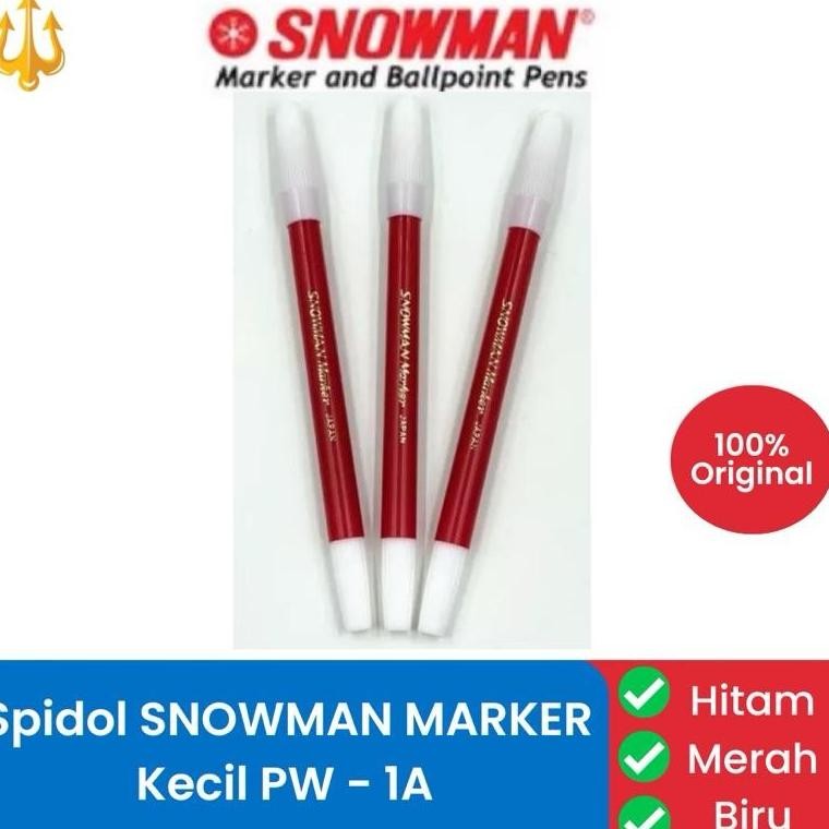 

Termurah Terlaris [Harga 1 Lusin] Spidol Kecil Snowman Pw-1A Hitam Biru Merah Termurah
