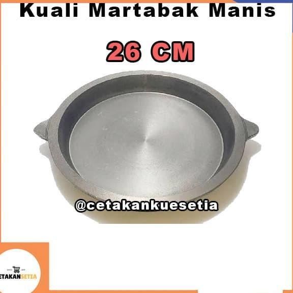 

Cetakan Loyang Martabak Manis 26 Cm Terang Bulan Cor Besi Baja Tebal