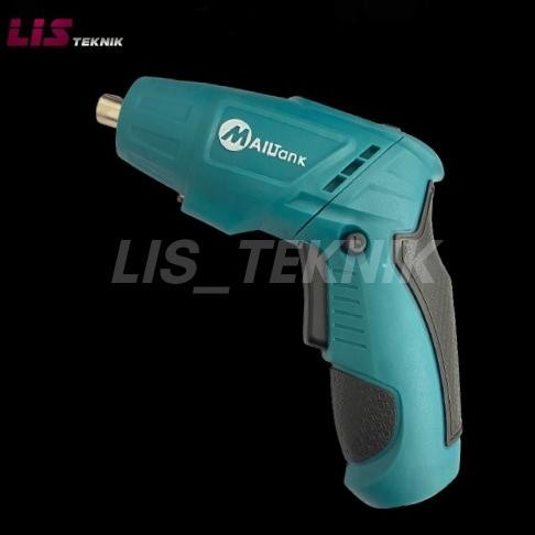 Mesin Bor Obeng Mini Elektrik Mailtank Sh-370 Cordless Screwdriver Mini Obeng