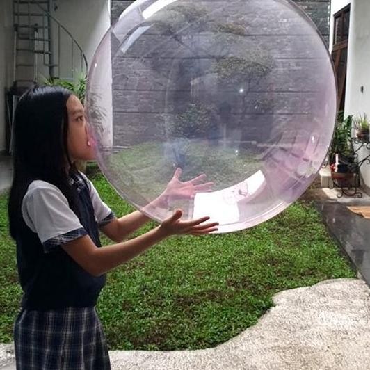 ] BALON PVC 16 INCH BALON BOBO PINK BIRU BENING / Balon Bobo Transfaran Pesta Ulang Tahun