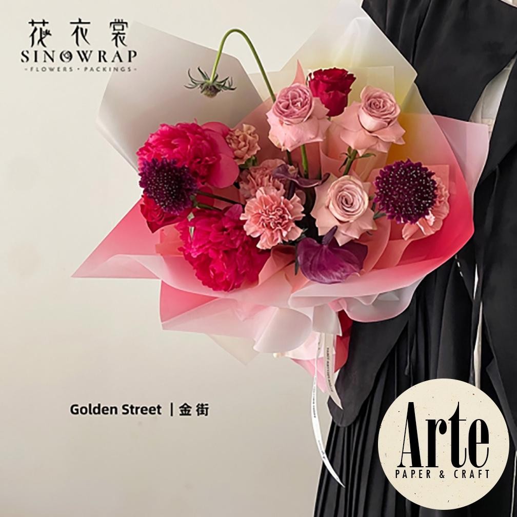 

Promo..!!! 20 Lembar Cellophane Candy Gradient Glossy Sinowrap Ori Kertas Buket Bunga Korean Waterproof Flower Wrapping Paper Calor Kado Arte Grosir Florist Supply Jakarta Bekasi P.Tgll Ru-8