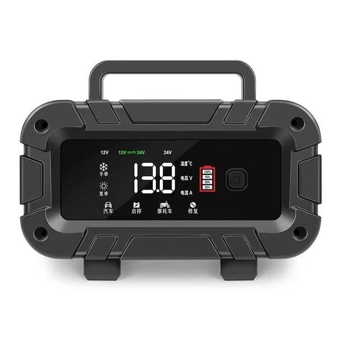 Efast Cas Aki Mobil 12V/24V Pulse Repair Charger Original Motorcycle