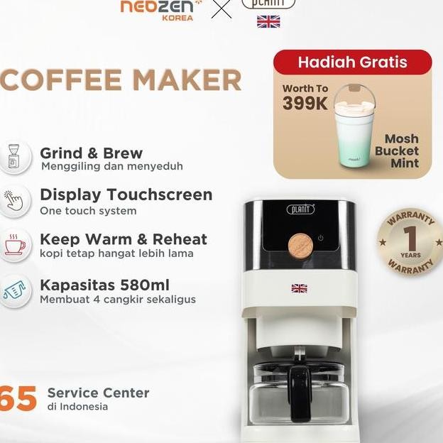 Neozen X Planit Automatic Coffee Maker Alat Mesin Kopi Otomatis Home Coffee Machine Mesin Pembuat Ko