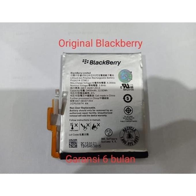 Baterai Batre Passort Blackberry BAT-58107-003 Passport Original