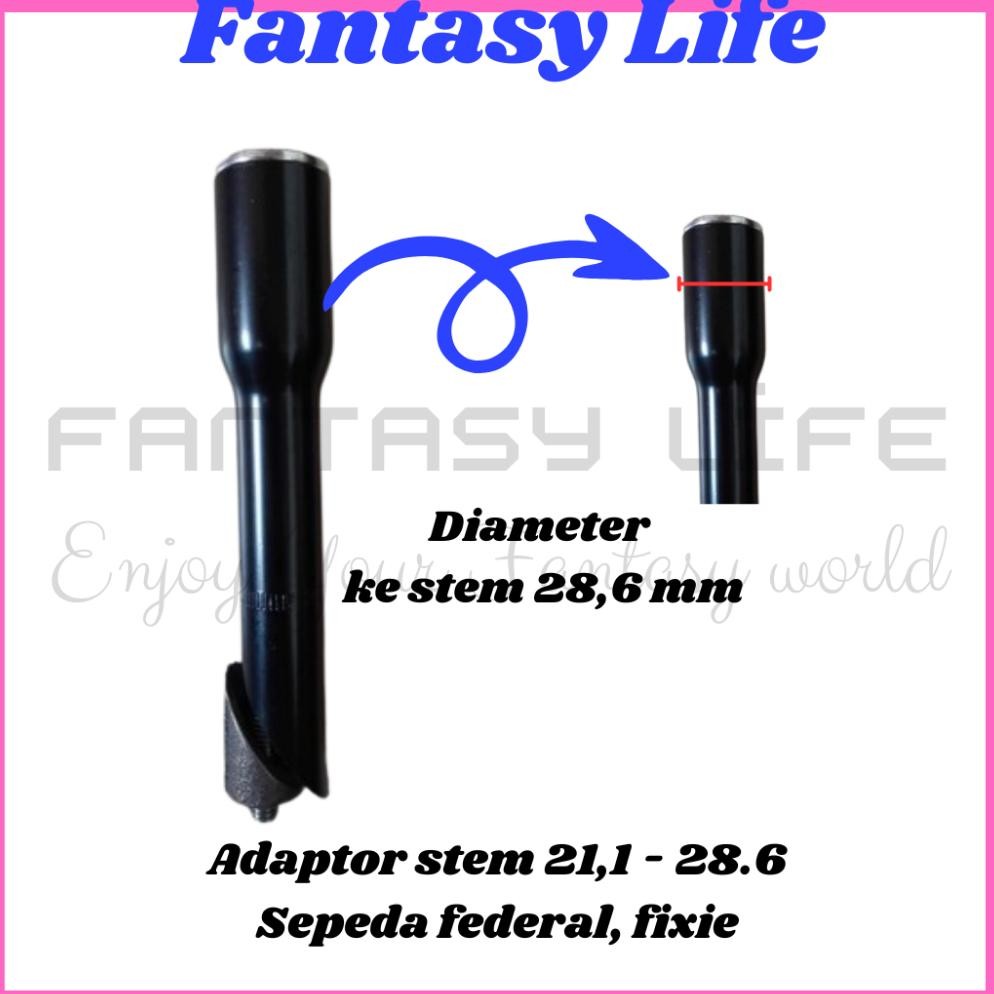 fx-2 ukd- Adaptor stem sambungan tiang stang sepeda BMX MTB Original Terlaris