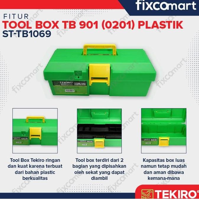 Tekiro Tool Box 0201 Plastik / Tool Box Plastik