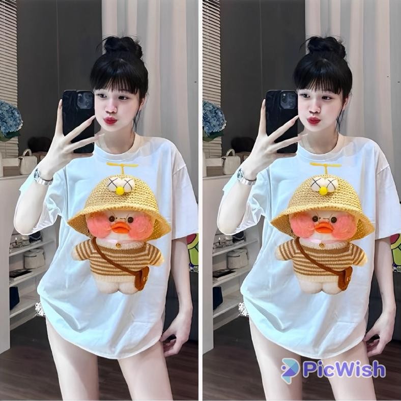 Ur37 hj-54 Kaos Branded Kawai Duck Original Kaos Bangkok Baju Branded Premium Import Kaos Atasan Kor