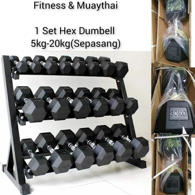 Jual | Hex Dumbbell,Hexagonal Dumbbell,Barbel,Dumbbell Set,Dumbell,Dumbbell
