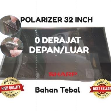 [Muraaaahh] Polarizer Polaris Tv Lcd Sharp Aqous 32 Inc 0 Derajat Plastik Lapisan Luar, Semua Merk S