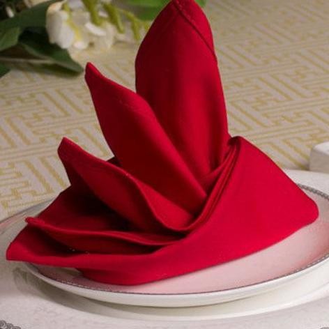 Promo Napkin Hotel Folding Napkin Dinner Napkin Cotton Napkin Serbet