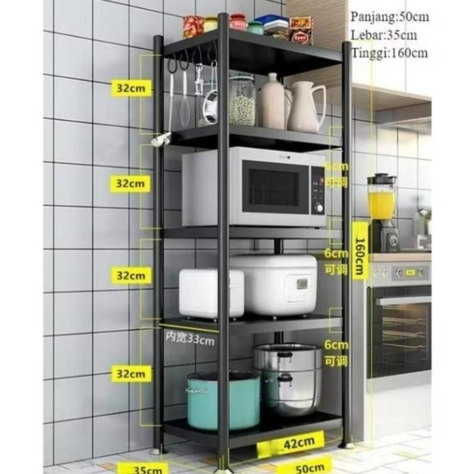 Rak Microwave Susun Rak Dapur Rak Minimalis Rak Oven Microwave