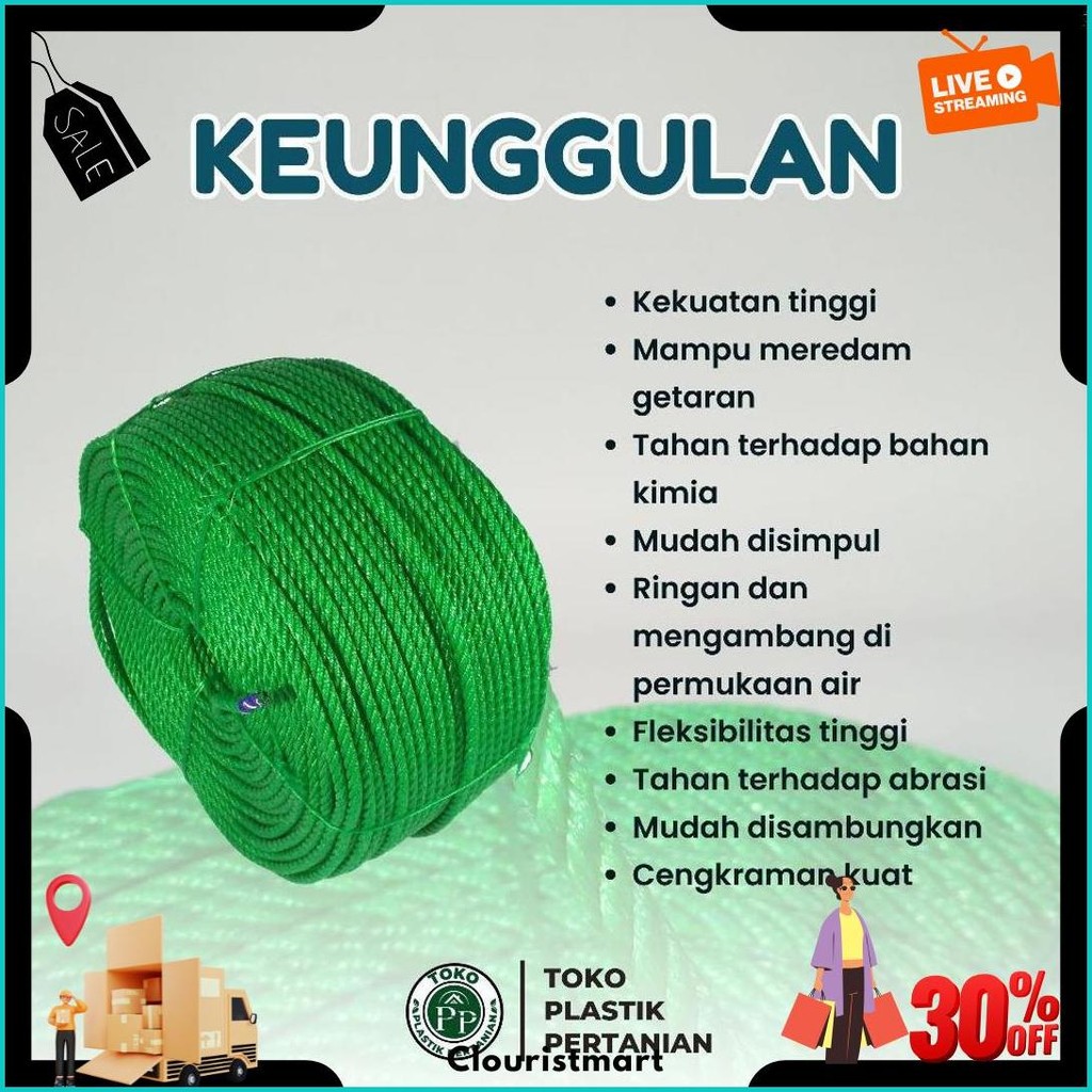 

Tali Tampar Ukuran 2Mm Panjang 220 Meter Bisa Cod
