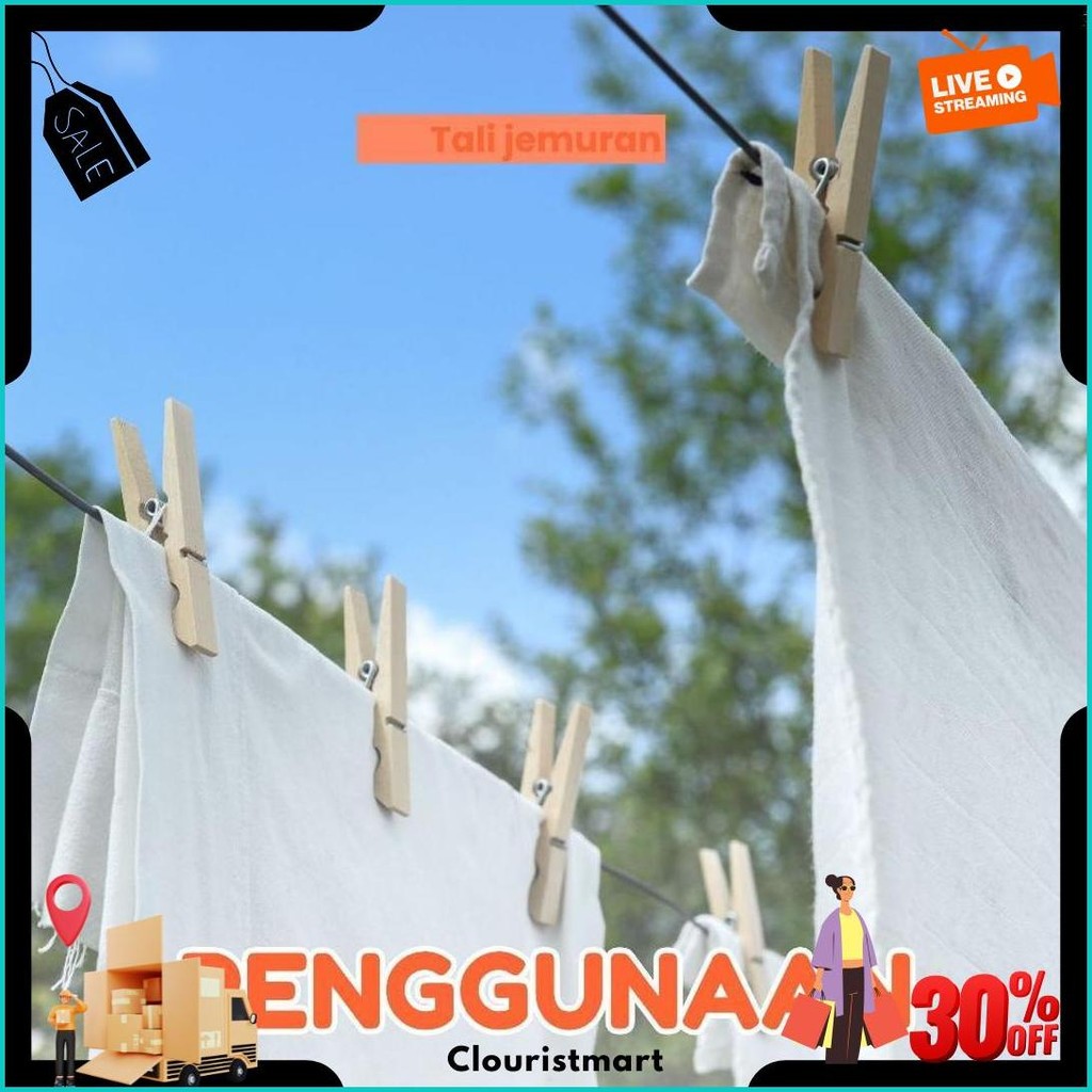 

Tali Tampar United Serbaguna Ukuran 2.5 Mm 1 Roll / Panjang 220 Meter Termurah Banget