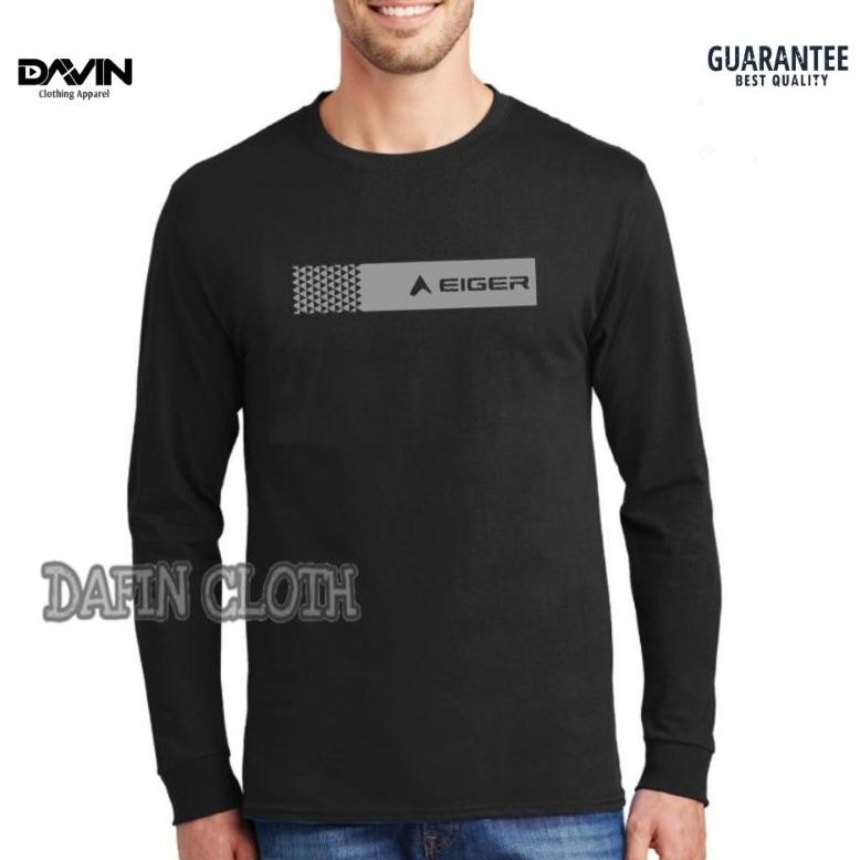 Kaos Pria Baju Tshirt Lengan Panjang Gunung Eager Adventure