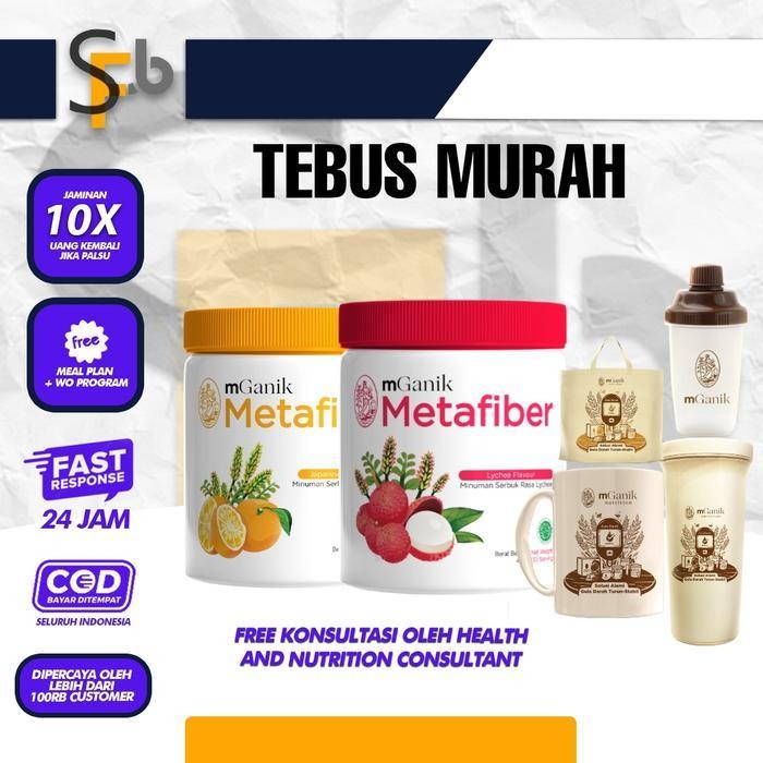 

AP MGANIK METAFIBER 252 Gr Gram 42 Serving Minuman Serat Fiber Untuk Diab