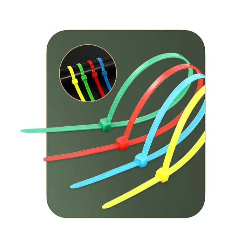 

100pcs Kabel Ties Nylon Warna Warni Ukuran 4mm Panjang 150mm 200mm 250mm 300mm 350mm / Pengikat Serbaguna / Tali Pengikat Super Kuat / Produk Import / Promo Murah Best Seller