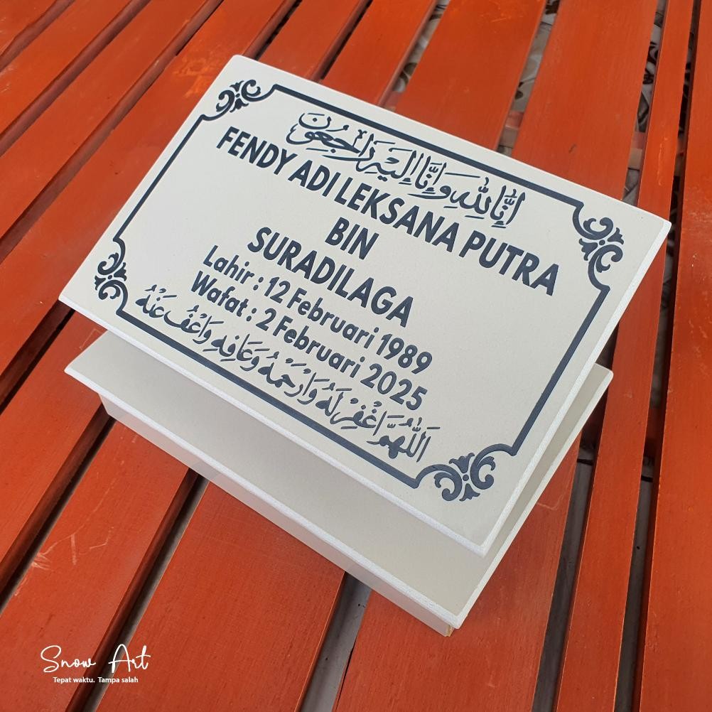 RUMAH NISAN - BATU NISAN PUTIH/HITAM GRANIT/KRAMIK 20x30 MURAH Promo