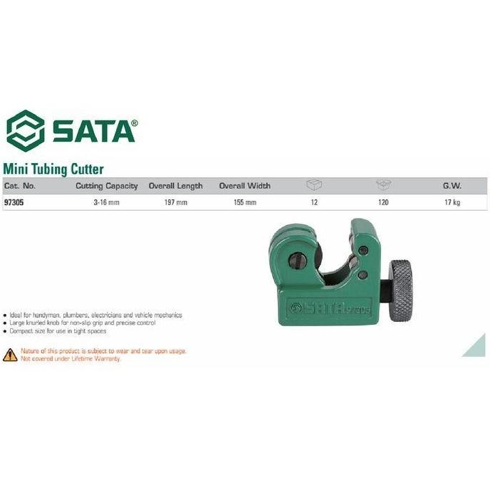 TANG POTONG 97305 MINI TUBING CUTTER 3 - 16MM SATA