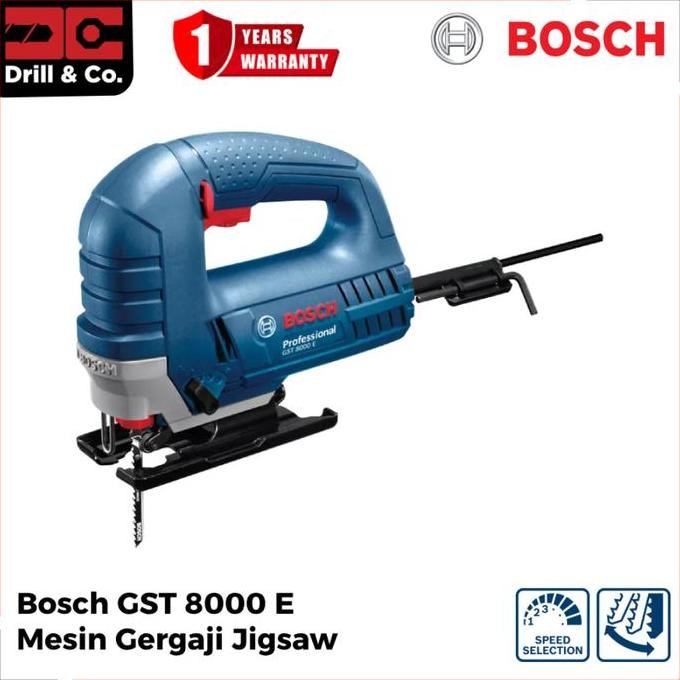 Bosch GST 8000 E Mesin Gergaji Jigsaw / Gergaji Jigsaw