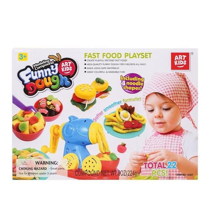 OhSome ART KIDSfunny dough fast food set Toys