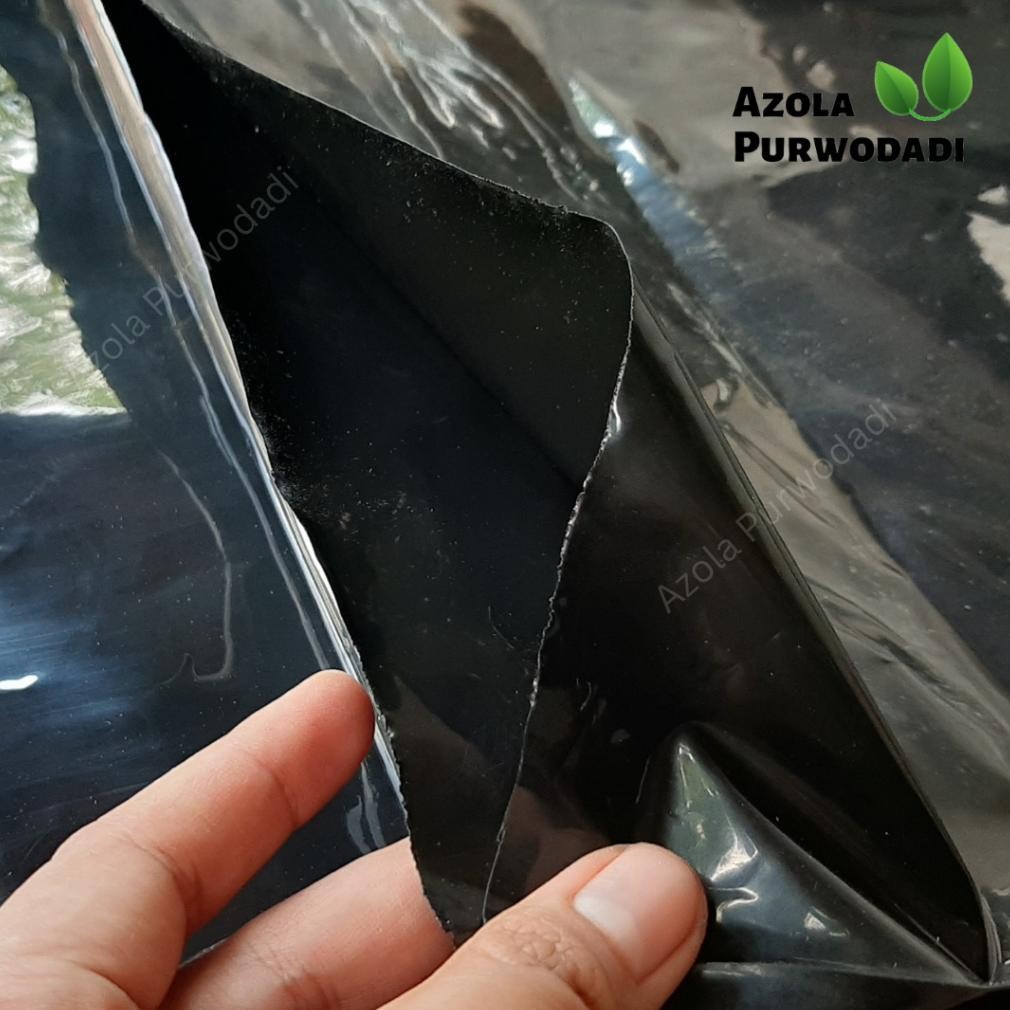 Plastik UV Hitam 100 micron 4 X 3 Meter Untuk Tambak/Kolam