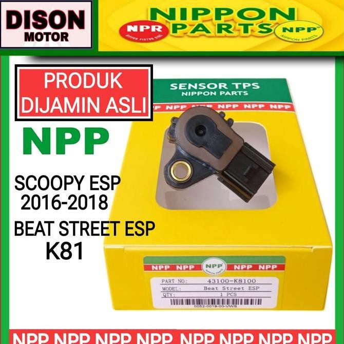 Sensor Tps Npp Scoopy Esp 2016-2018 Beat Street Esp K81 Original Sensor Throttle Npp Motor Kualitas 