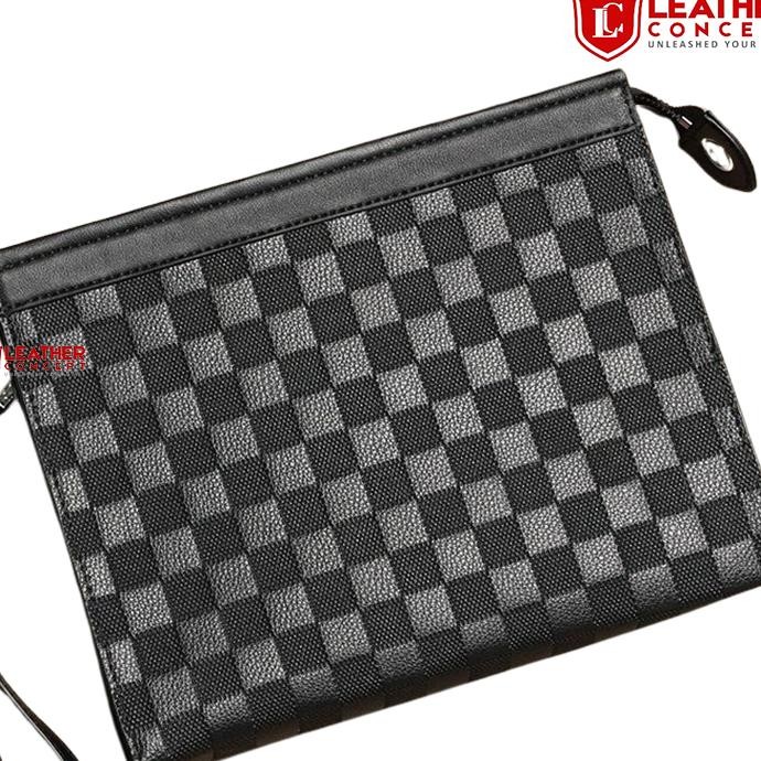 Leather Concept Tas Tangan Pria Clutch Kulit Pria Clutch Trendy Pria Akuma