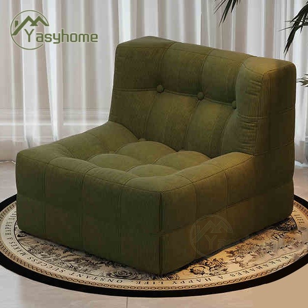 Sofa Ulat Premium/Sofa 1 Seater Minimalis Ruang Tamu/Sofa Spons Kompresi Vakum Sofa Kekinian /Sofa W