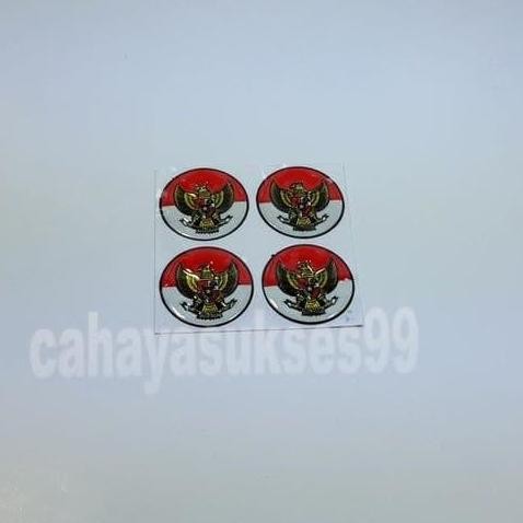 

Ready !!! Sticker Timbul Merah Putih Garuda Indonesia Kecil 3cm Paket 1set 4pcs