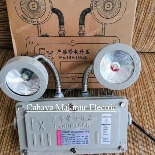 Explosion Proof Lampu Emergency Twin Spot/ Lampu Emergency Mata Kucing