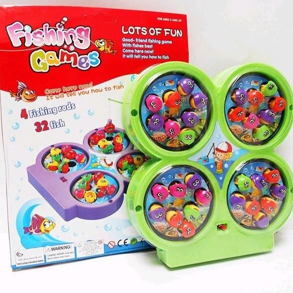 Mainan Fishing Game Pancing Ikan Magnet Mancing Anak Laki Perempuan Toys