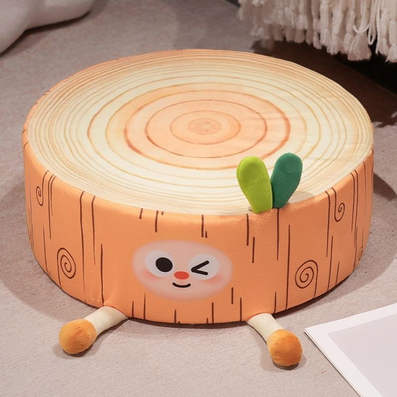 Bantal Pohon Tunggul Lantai Tatami Mat Bantal Lantai Bantal Lantai Pouf Mat Lantai Bantal Lembut Poh