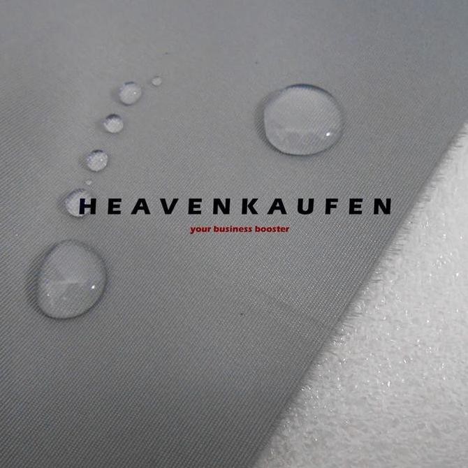 BAHAN KAIN TASLAN ABU - ABU ANTI AIR WATERPROOF METERAN