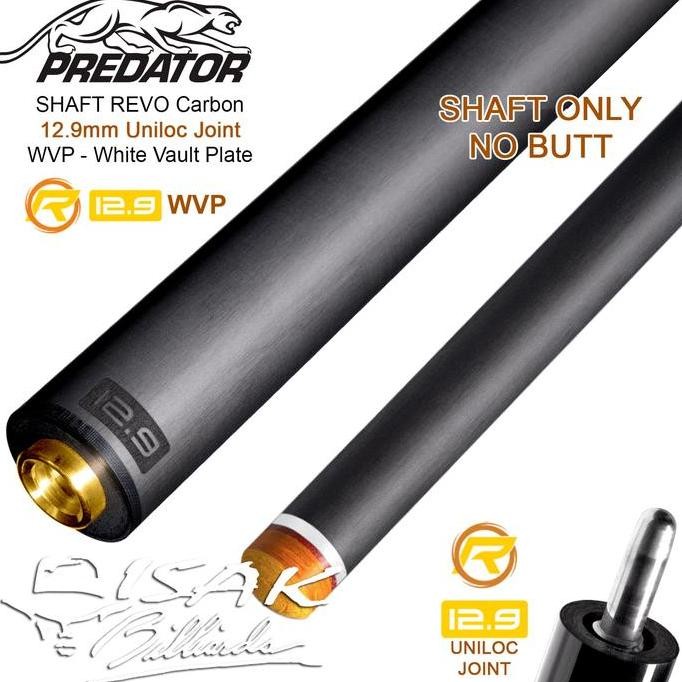 Predator Revo 12.9 mm Uniloc Shaft - Carbon Billiard Stick Biliar Stik
