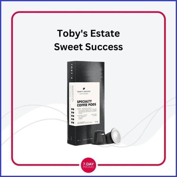 

PROMO NESPRESSO TOBY'S ESTATE SPECIALTY COFFEE PODS KOPI KAPSUL DISKON