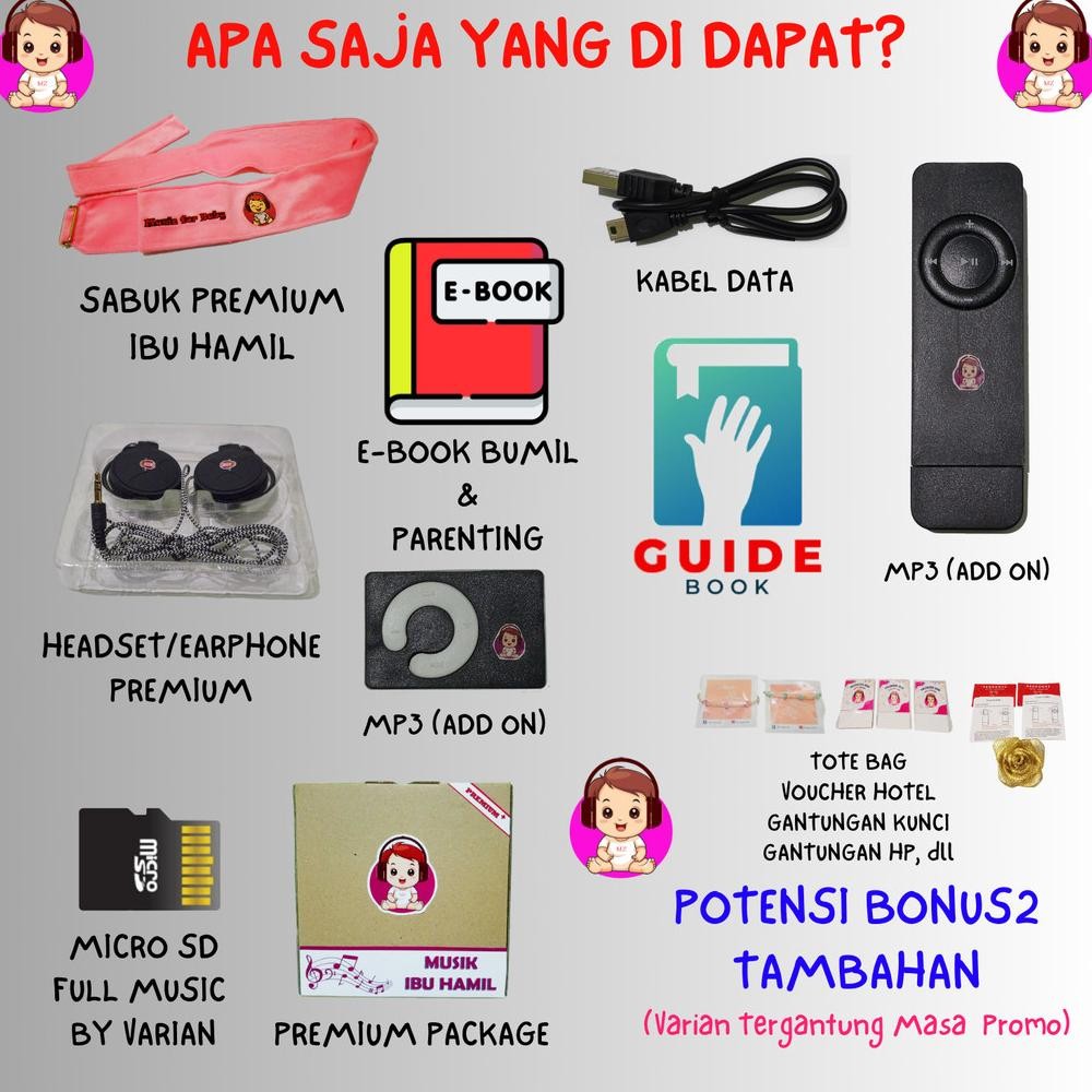 Terlaris | Terbaru | Best Seller | Termurah Musik Klasik Ibu Hamil Headsets Mp3 Musik Rohani Bayi Sa