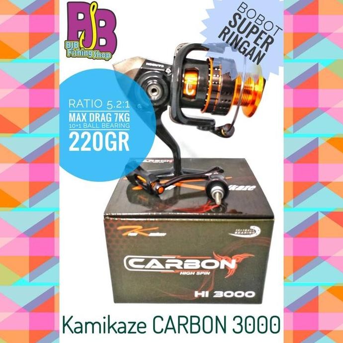 HARGA DISC - Reel spinning super RINGAN, Kamikaze CARBON 3000