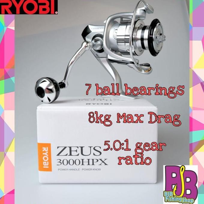BEBAS ONGKIR - Reel Ryobi ZEUS 3000 HPX 4000 HPX