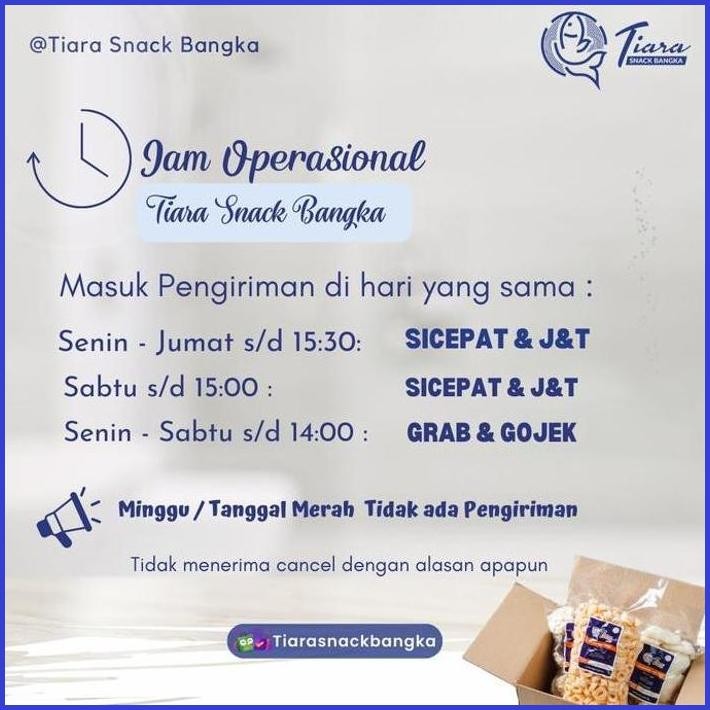 

PACKAGE VARIAN TANPA MINYAK/KERUPUK KEMPLANG OVEN TIARA SNACK BANGKA