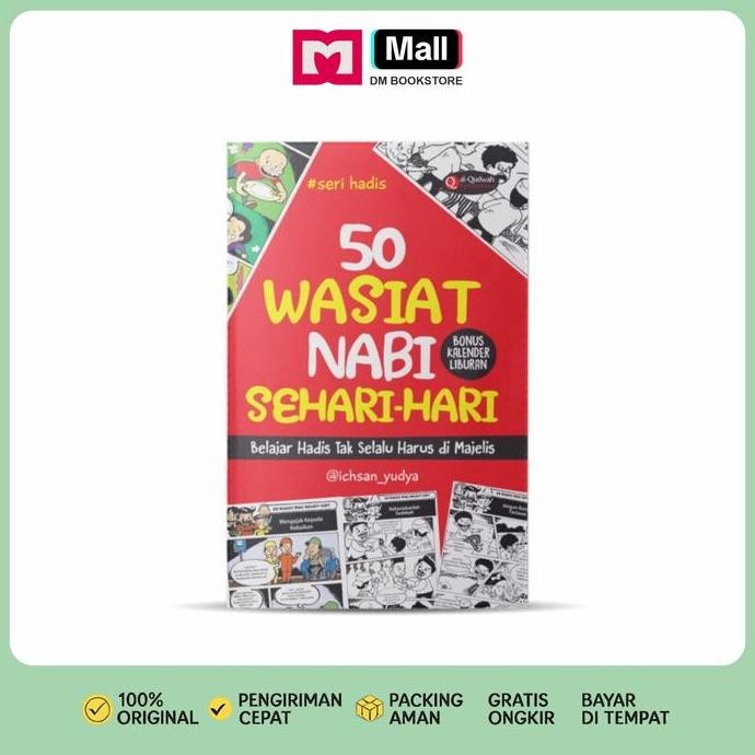 DM BOOKSTORE - KOMIK 50 WASIAT NABI SEHARI-HARI