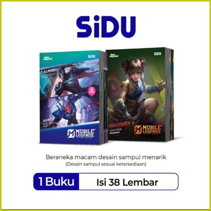 

SIDU BUKU TULIS 38 DAN 58 LEMBAR ISI 10 PCS (1PACK)