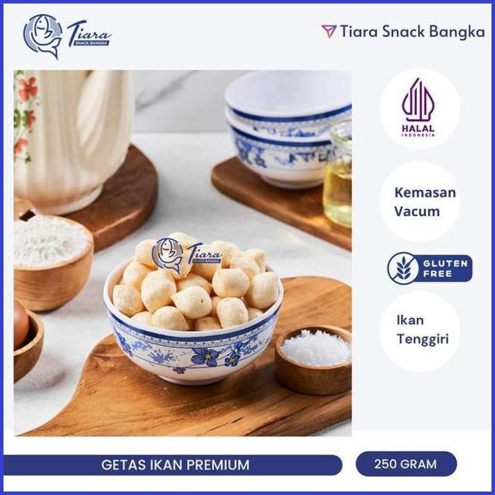 

GETAS MINI BANGKA ASLI IKAN TENGGIRI 250 GRAM BY TIARA SNACK BANGKA KERUPUK CEMILAN