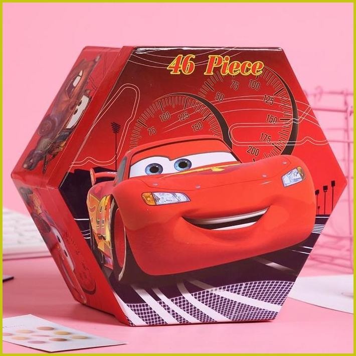 

[LOGU] ALAT MEWARNAI 46 PCS SET, PENSIL WARNA SET HEXAGON, COLOURING PENCIL SET KARTUN ANAK