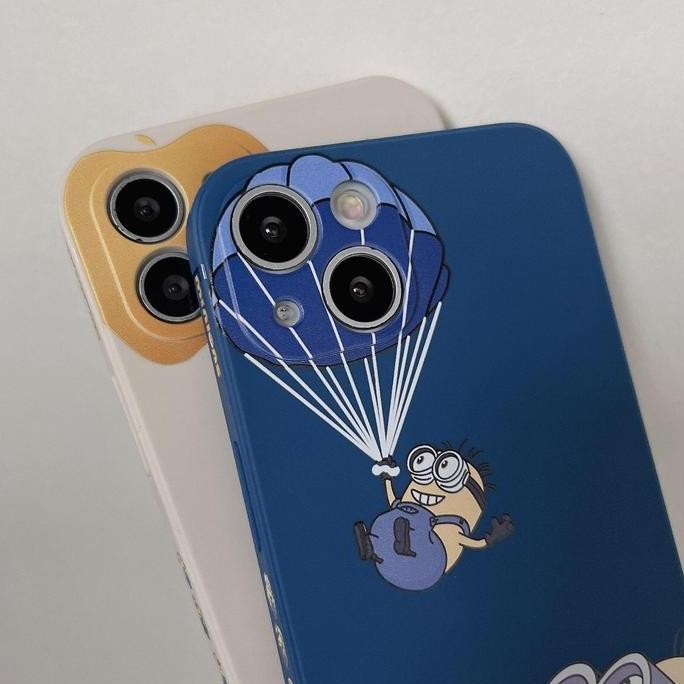 Case iPhone 6 6S 7 8 Plus X XR XS 11 Pro Max Casing Minions softcase