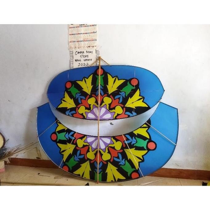 Layangan Gapangan Pegon lodoyo 1,5 meter HANYA RANGA RAKIT SENDIRI