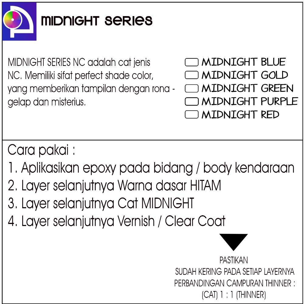 Bets Seller Pankaler Cat Hitam Lembayung Ungu 100Ml Midnight Purple Nc Motor Car Paint Color Hj-64