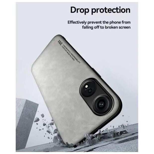 [LEATHER CASE] Case Oppo Reno 8T 5G | Casing Tekstur Kulit Domba | Casing Oppo Reno 8T 5G | Casing P